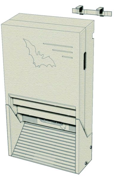 Schwegler Grundstein zum versenkten Einbau für Fledermaus-Universal-Sommerquartiere 2FTH und 1FTH