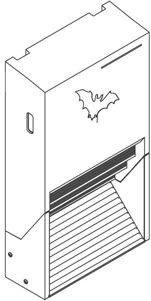 Schwegler Grundstein zum versenkten Einbau für Fledermaus-Universal-Sommerquartiere 2FTH und 1FTH