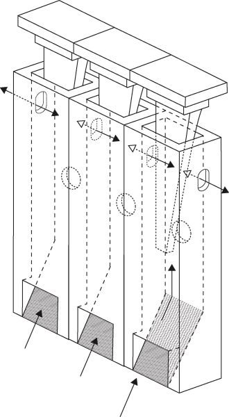 Schwegler Fledermaus-Fassadenröhre 2FR Reihenbildung zum Einbau in Wände