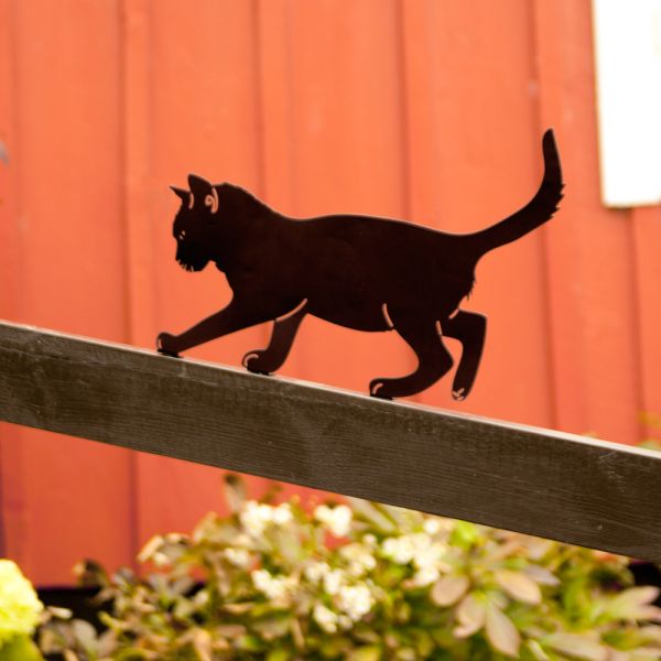 Silhouette Balancierende Katze - Vogel- und Naturschutzprodukte einfach