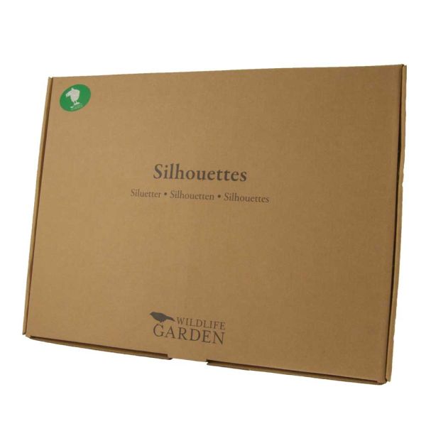 Silhouette Henne Beobachtendes Huhn