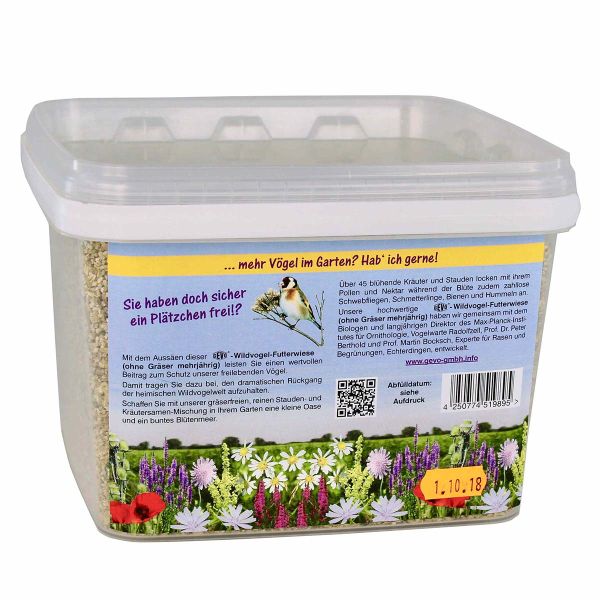 DIE INNOVATION 200 qm Wildvogel Futterwiese Saatmischung