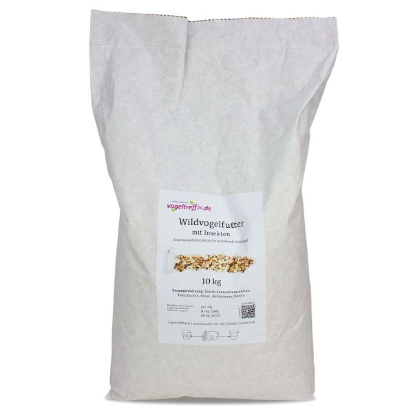 Wildvogelfutter mit Insekten 10 kg