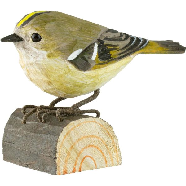 Wintergoldhähnchen handgeschnitzt