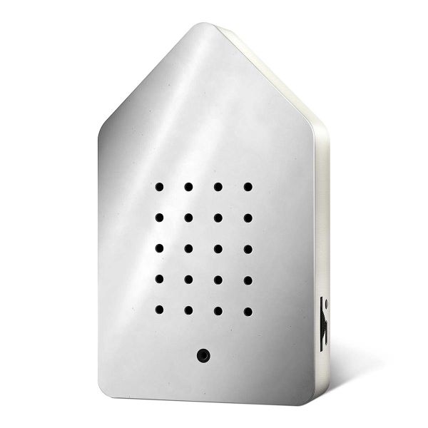 Birdybox Stainless Steel - Vogelgezwitscher - inkl. Saugnapf