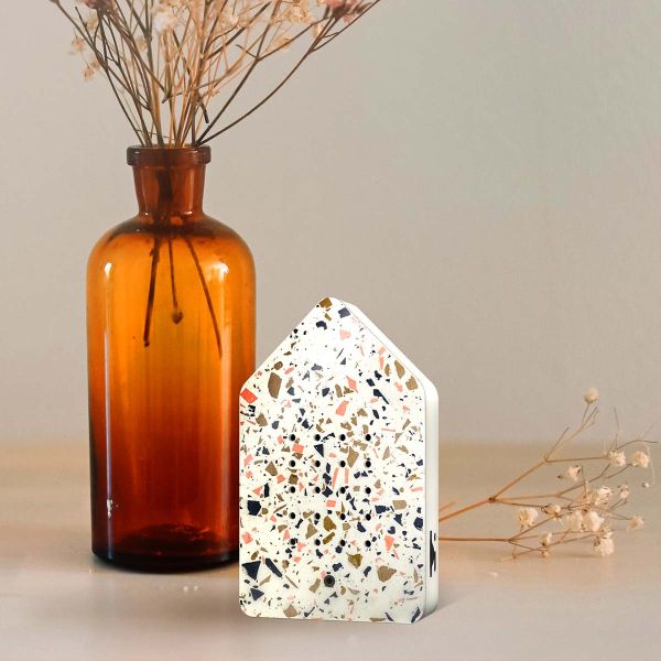 Birdybox Toffee Terrazzo - Vogelgezwitscher - inkl. Saugnapf