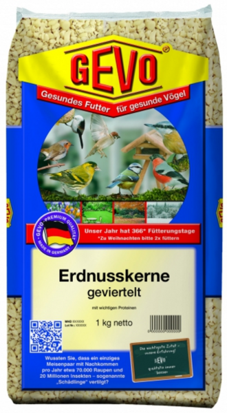 GEVO® Erdnusskerne geviertelt 1 kg