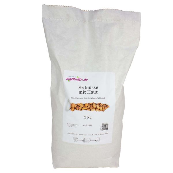 Erdnüsse mit Haut 5 kg