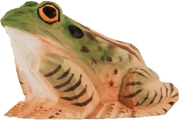 Frosch gross handgeschnitzt