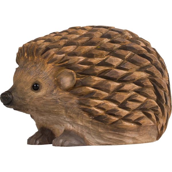 Igel handgeschnitzt