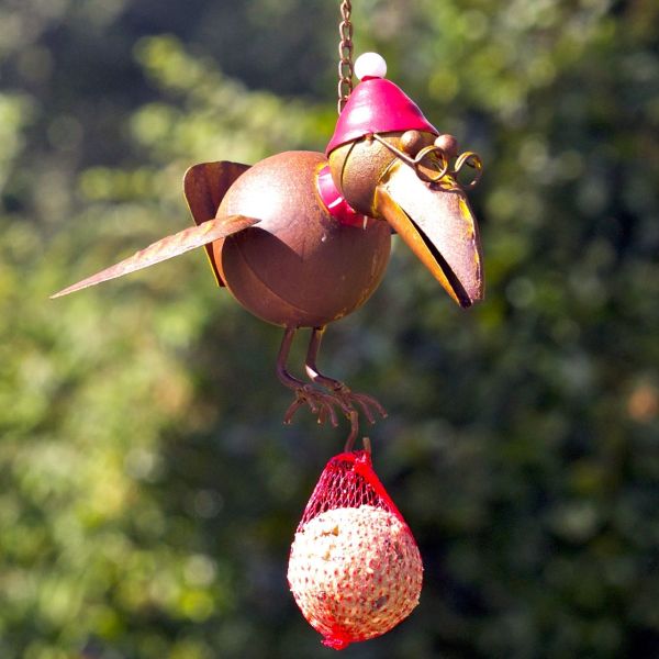 Großer Vogel Lothar fliegend - Meisenknödelhalter