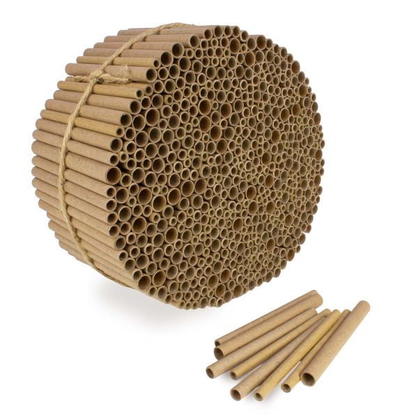 500 Stück Pappröhrchen für Insektenhotel 4-9 mm gemischt