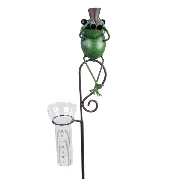 Regenmesser Frosch "Florian" mit Fernglas