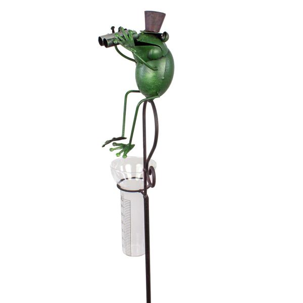 Regenmesser Frosch "Florian" mit Fernglas