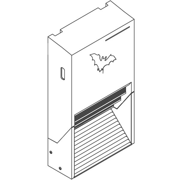 Schwegler Grundstein zum versenkten Einbau für Fledermaus-Universal-Sommerquartiere 2FTH und 1FTH
