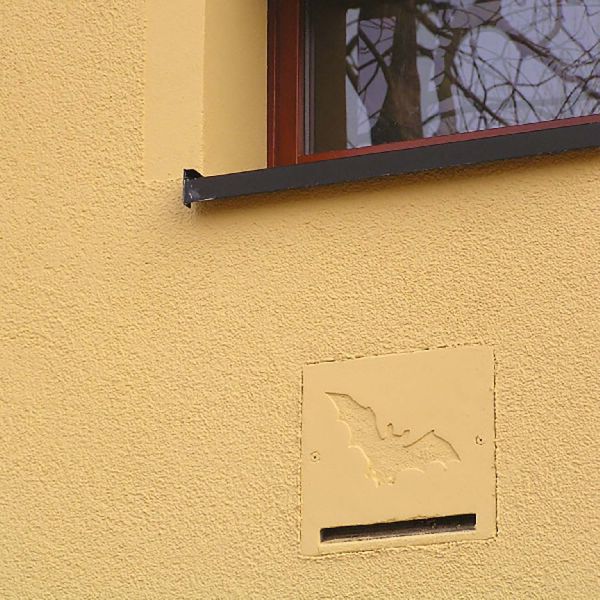 Schwegler Fledermaus-Einlaufblende 1FE zum Einbau in Wände