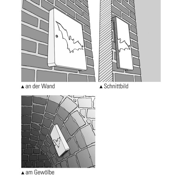 Schwegler Fledermaus Wandschale 2FE (2 Stück!)