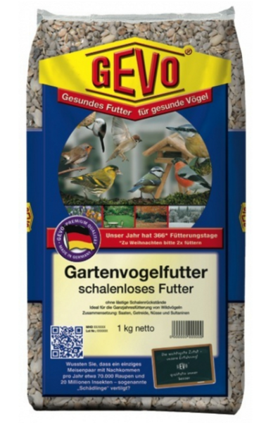 GEVO® Premium-Gartenvogelfutter SCHALENFREI 1 kg