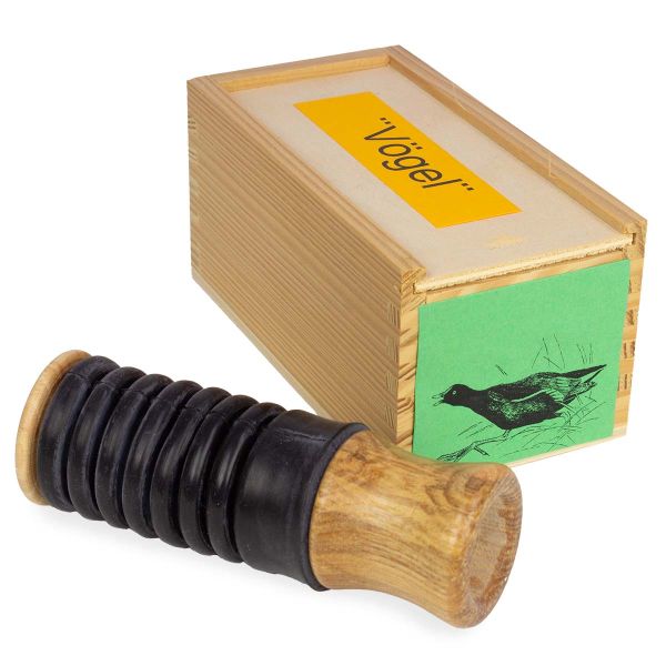 Vogelpfeife Teichhuhn Holz-/Gummiausführung Vogellockpfeife
