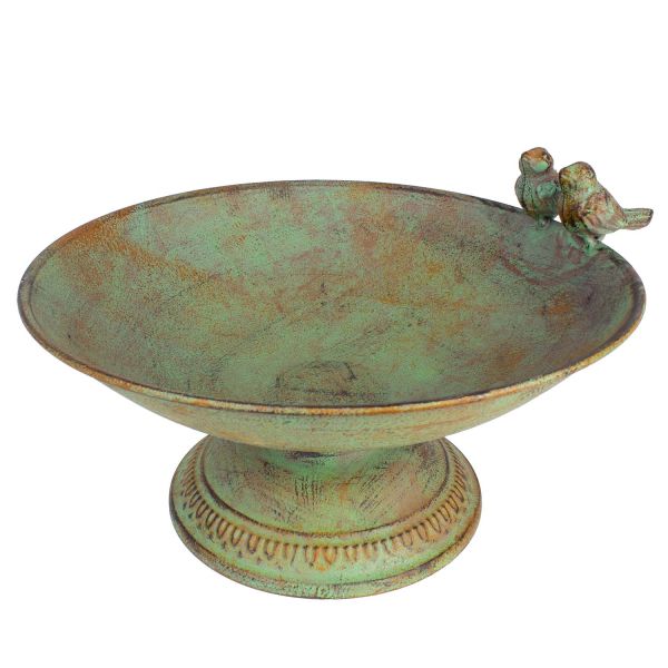 Vogeltränke Vintage auf Fuß