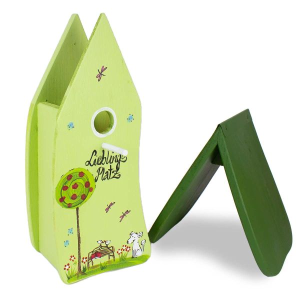 Vogelvilla Nistkasten hellgrün "Lieblingsplatz"