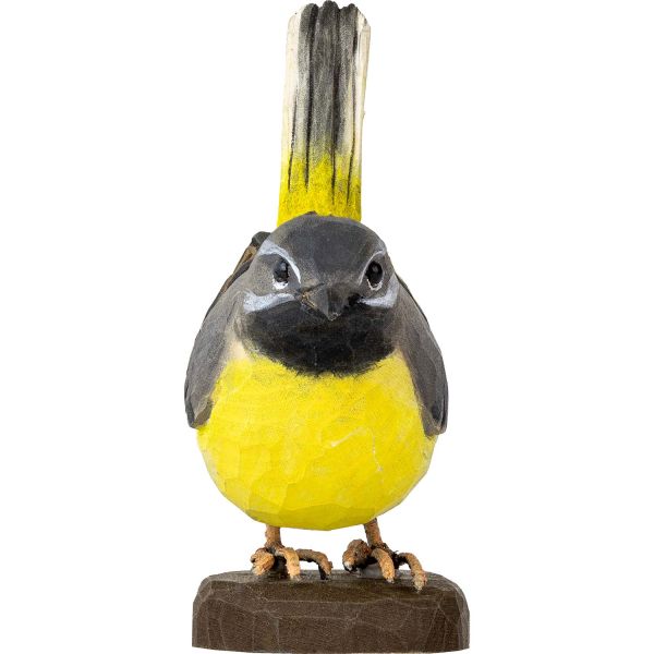 Gebirgsstelze handgeschnitzt