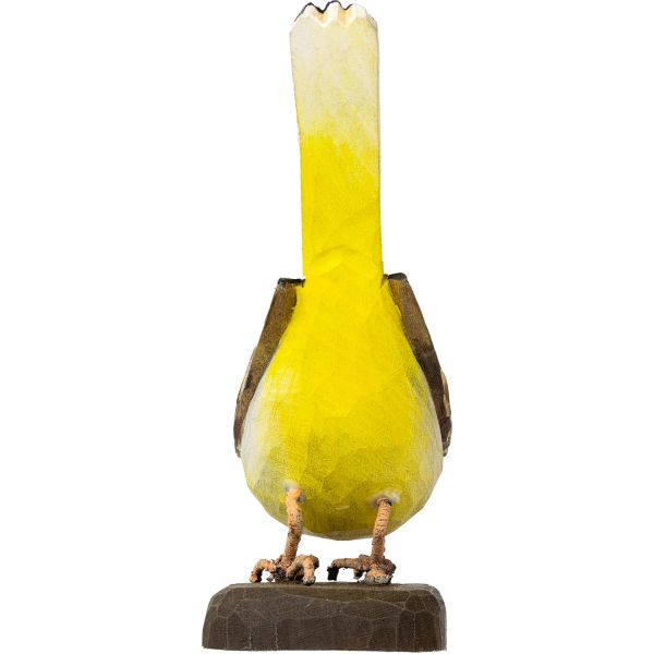 Gebirgsstelze handgeschnitzt