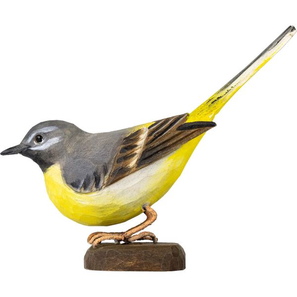 Gebirgsstelze handgeschnitzt