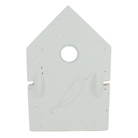 Ersatzvorderwand für Holzbeton-​Nistkasten im Bauhausstil - Kohlmeise