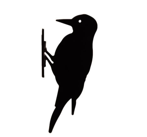 Silhouette Buntspecht