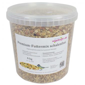 Premium-Futtermix schalenfrei 6 kg Eimer