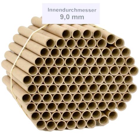 Pappröhrchen für Insektenhotel 9 mm 100 Stück