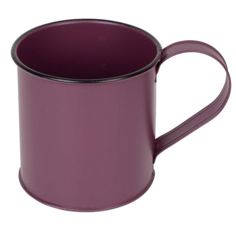 Vogelfutter-Tasse Pflaume / violett zum selber Befüllen