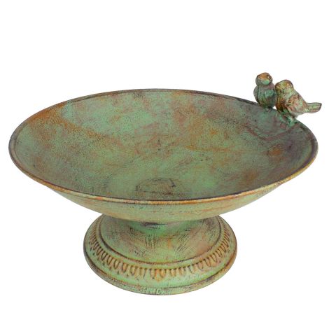 Vogeltränke Vintage auf Fuß