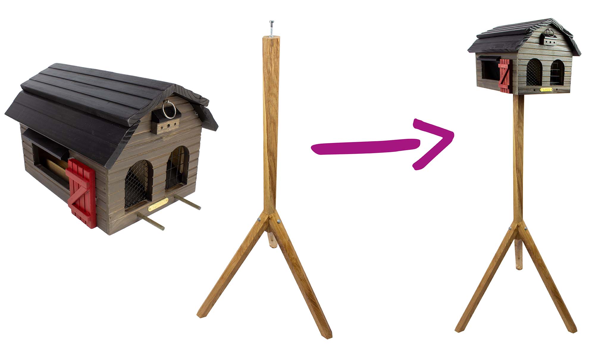 Vogelhaus individuell zusammenstellen